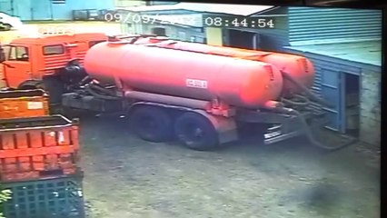 Septic Vacuum Tank Truck Implosion