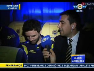 G.Antep maçı sonrası FB otobüsünden keyifli anlar