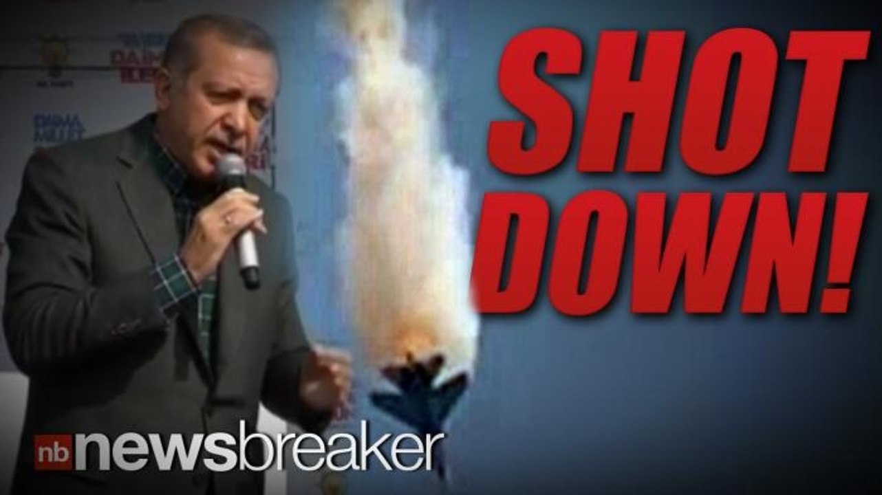 SHOT DOWN! Jarring Images Show Syrian Jet Blasted from the Sky by Turkish Forces