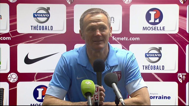 Conférence de presse FC Metz - Stade Brestois 29 (1-0) : Albert CARTIER (FCM) - Alex DUPONT (SB29) - 2013/2014