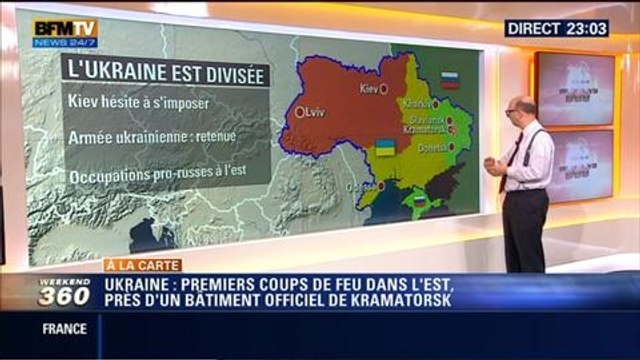 Harold à la carte: Ukraine: les groupes pro-russes attaquent les régions russophones de l'est - 12/04