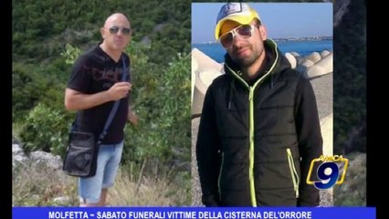 Molfetta | Sabato funerali vittime della cisterna dell'orrore