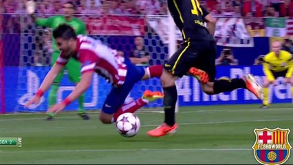 Atletico Madrid - Barcelona UCL Highlights HD 09.04.2014