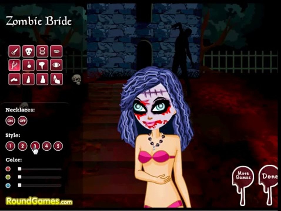 Zombi Barbi Gelin Giydirme Oyunu - Barbibebekoyunu.com 'da