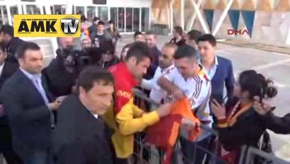 Galatasaray kafilesi Sivas'ta