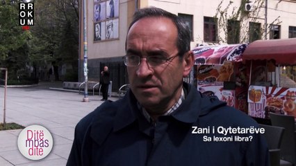 Zani i Qytetarëve - Sa lexoni libra?