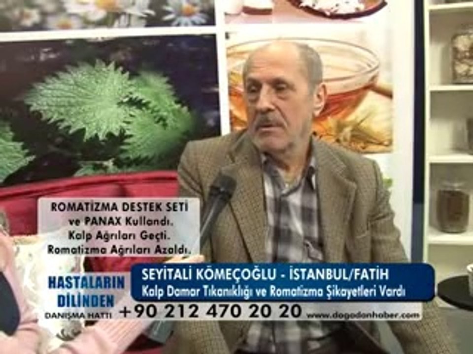KALP DAMAR TIKANIKLIĞI - ROMATİZMA RAHATSIZLIĞI VARDI ŞİFALI BİTKİLERİ KULLANDI