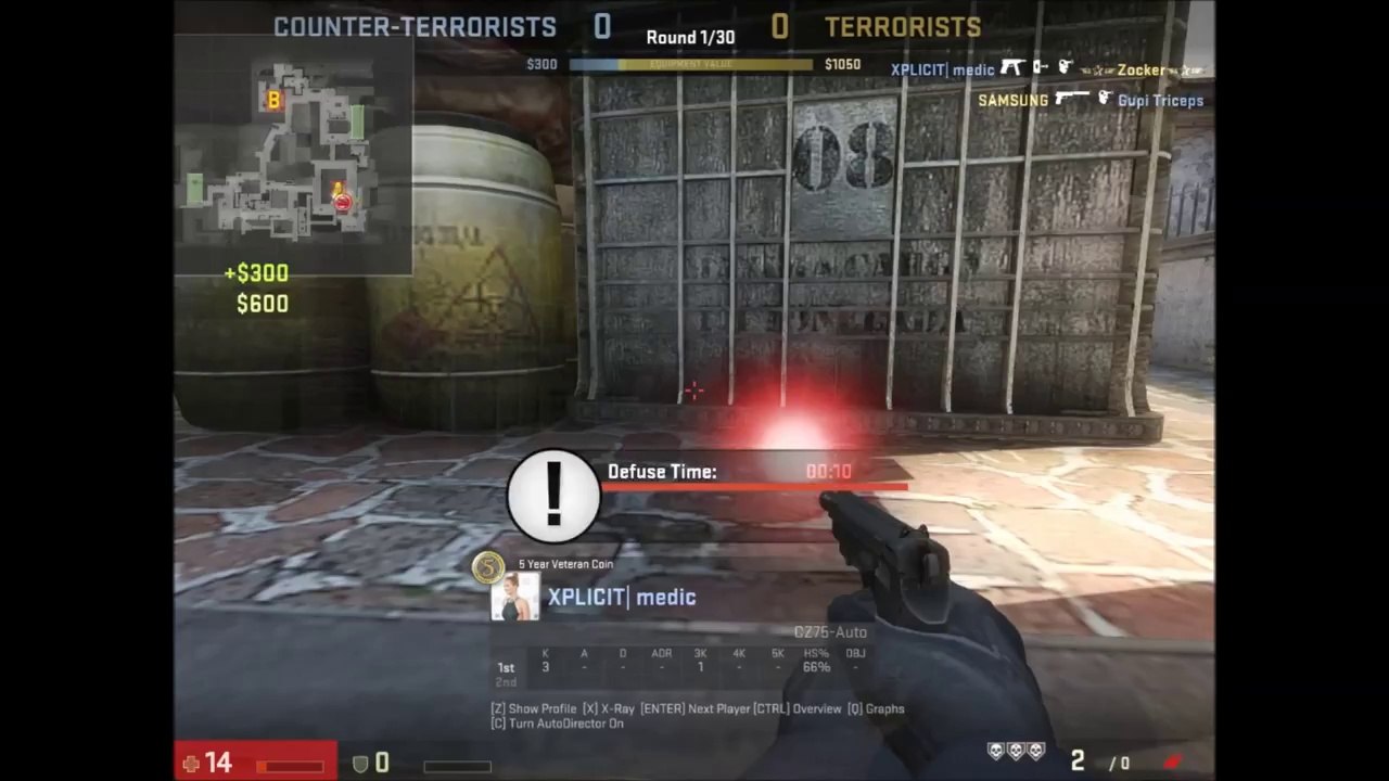 UN DEFUSE PLUTÔT COSTAUD - Counter Strike Global Offensive