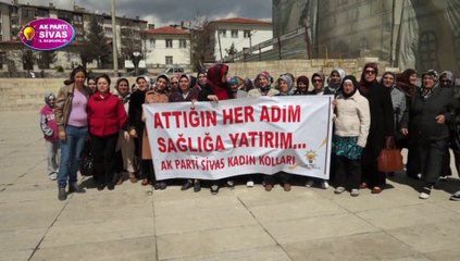 Sivaslı AK Kadınlardan Attığın Her Adım Sağlığa Yatırım Yürüyüşü