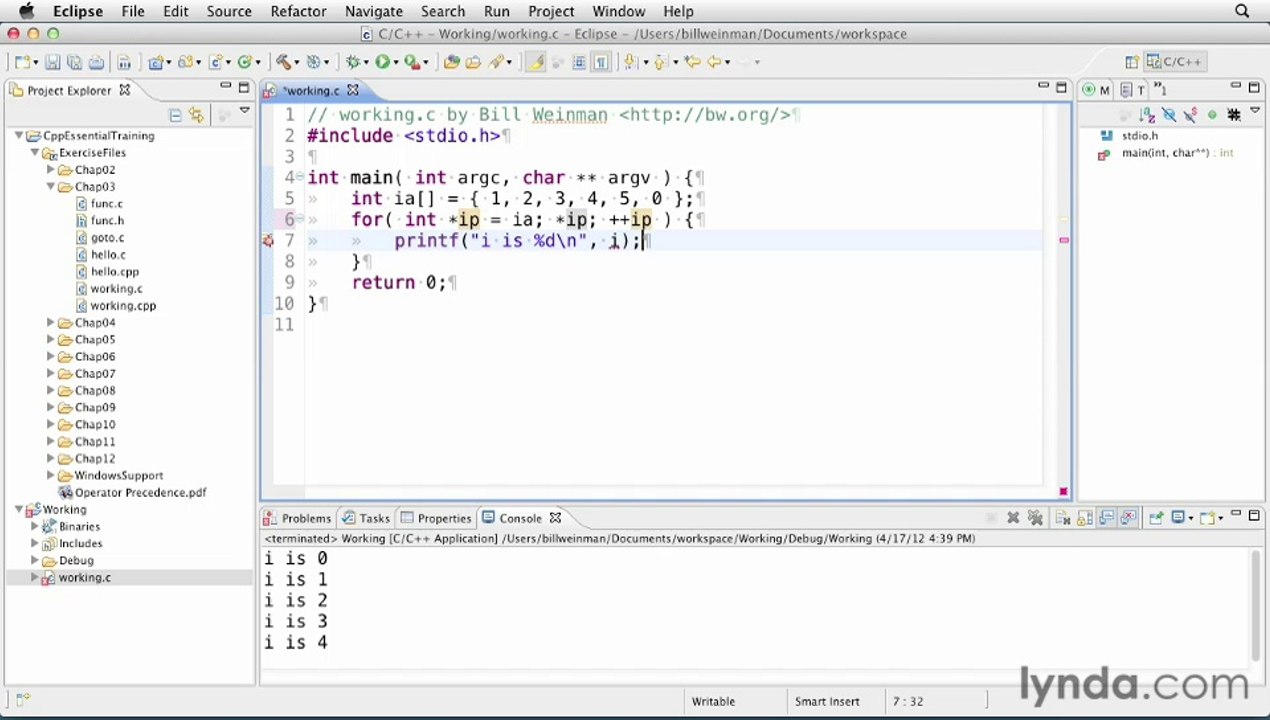 12-Iterating with the for loop