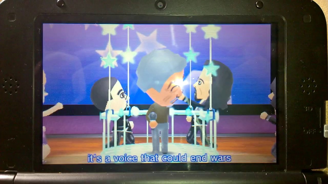 Tomodachi Life - Morgan Freeman sings a song