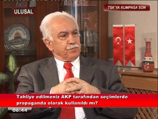 DOĞU PERİNÇEK, SURİYE DEVLET TELEVİZYONU'NDA.