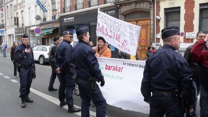 Manifestation devant le Consulat d'Algerie à Lille
