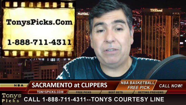 LA Clippers vs. Sacramento Kings Pick Prediction NBA Pro Basketball Odds Preview 4-12-2014