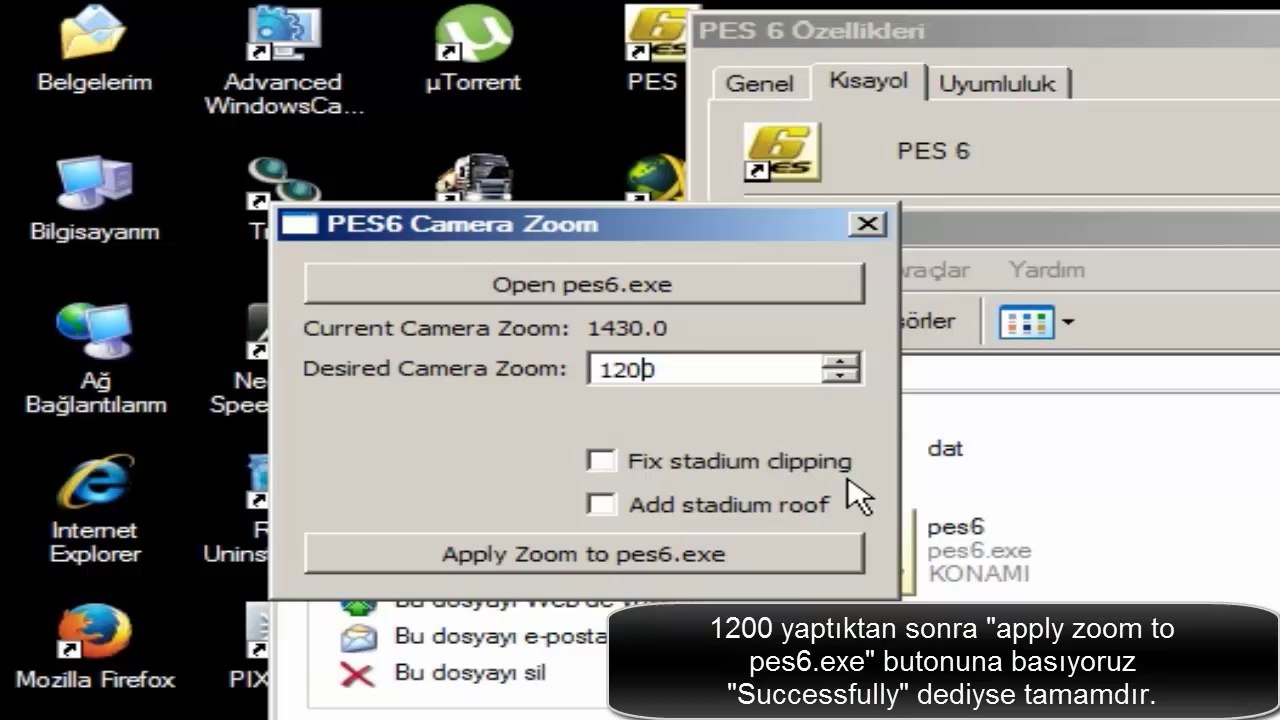 PES 6 - Kamera (Zoom) Yaması Nasıl Kurulur? [720p HD]