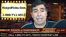 MLB Pick Arizona Diamondbacks vs. LA Dodgers Odds Prediction Preview 4-12-2014