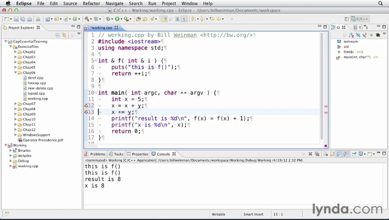 07-Working with compound assignment operators