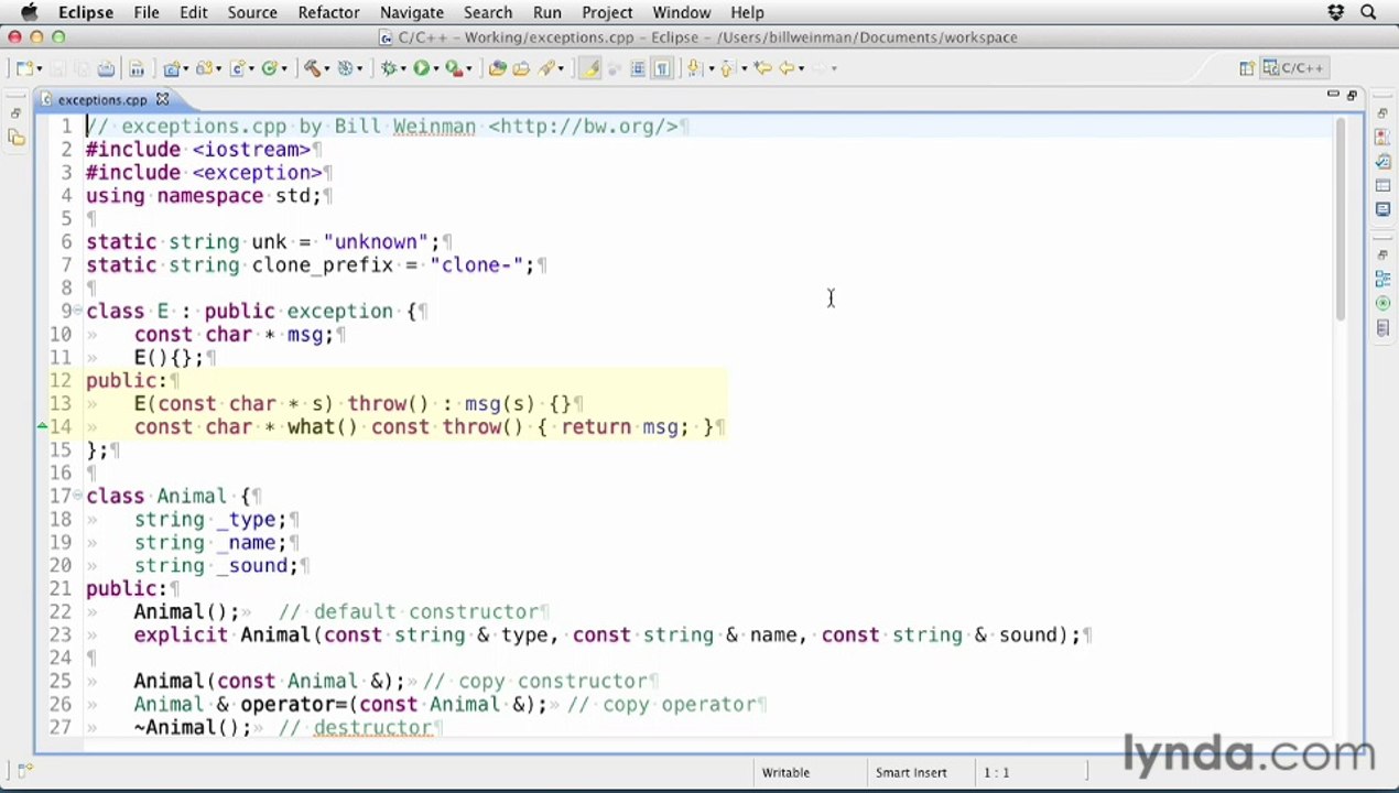 14-Reporting errors with exceptions