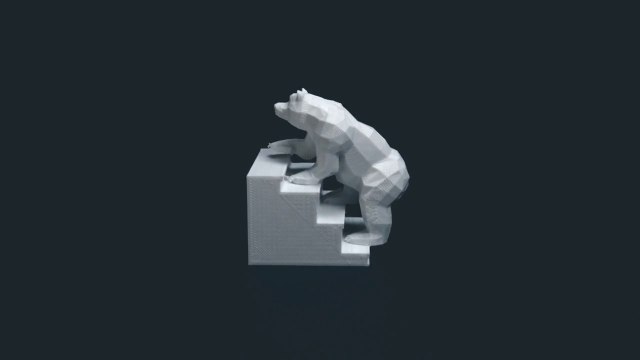 Amazing 3D animation with 3D printer and stop motion : BEARS ON STAIRS
