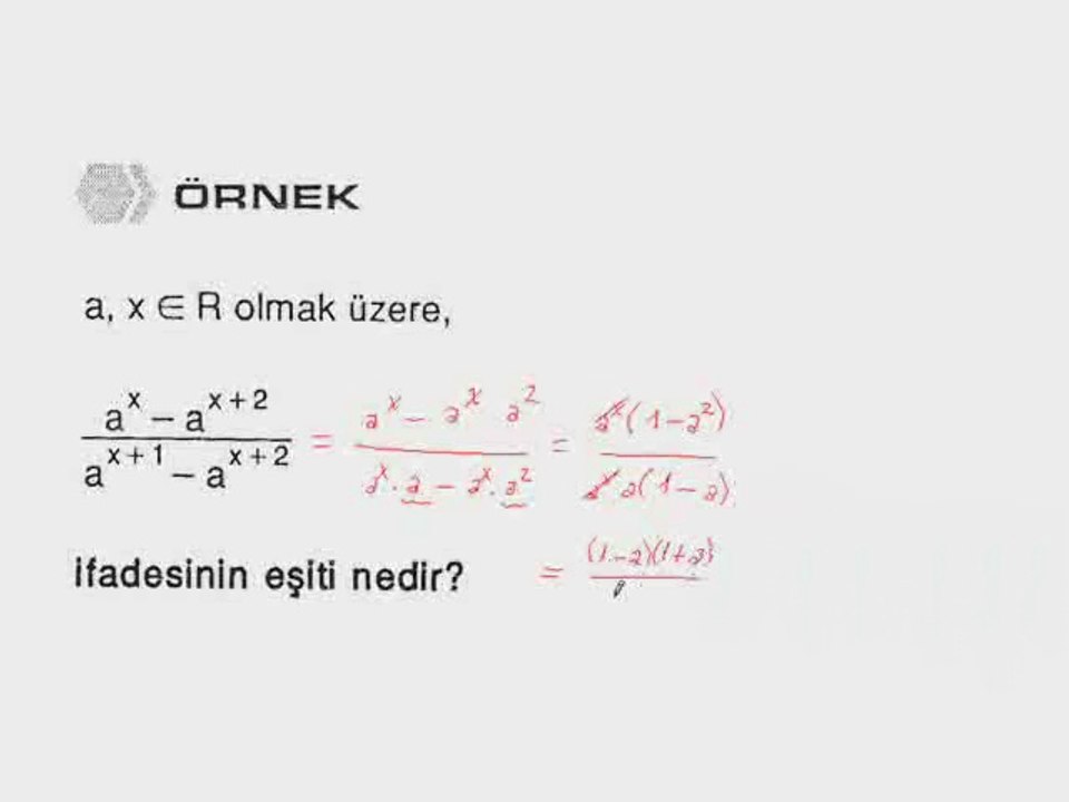 6)Rasyonel ifadeler