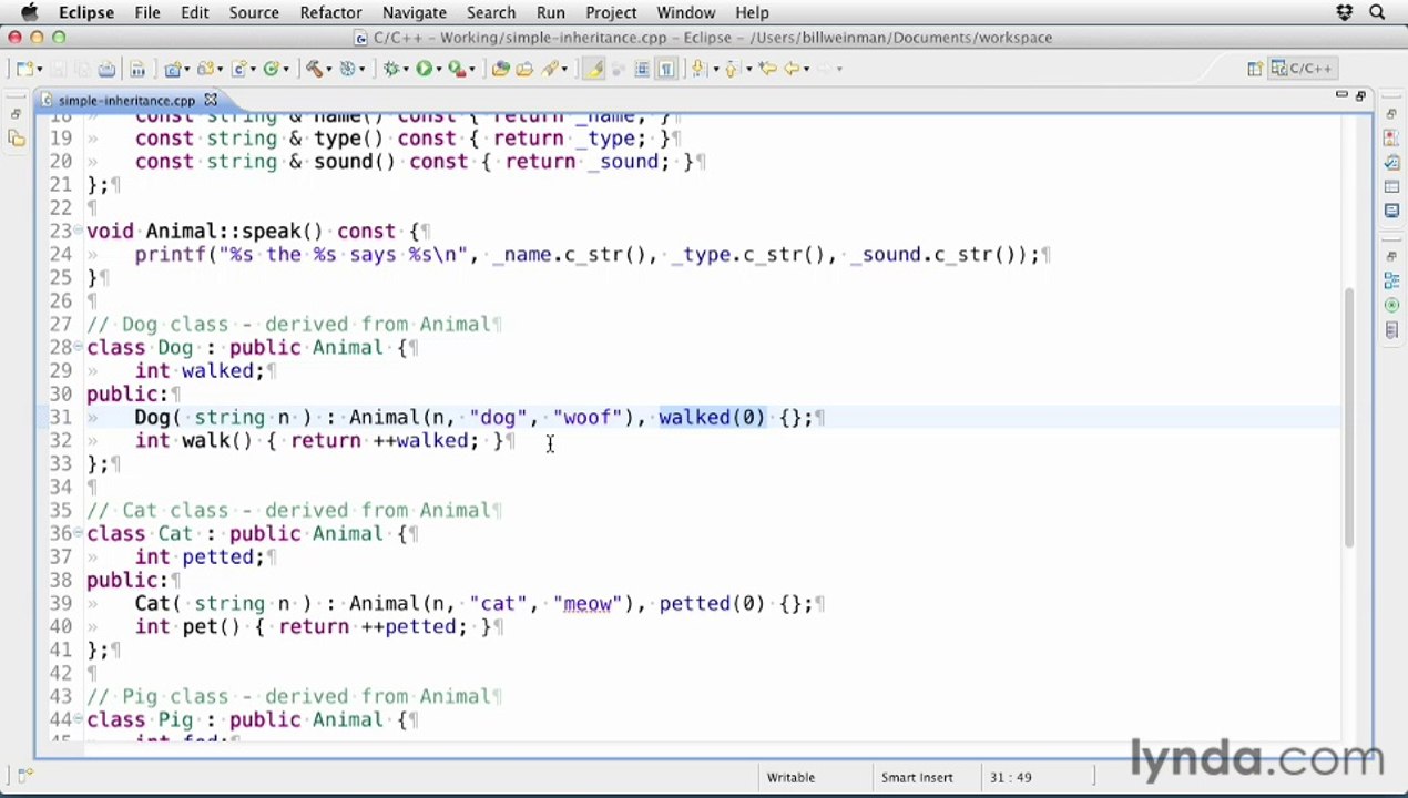 02-Exploring simple inheritance