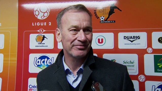 Conférence de presse Stade Lavallois - ESTAC Troyes (2-1) : Denis ZANKO (LAVAL) - Jean-Marc FURLAN (ESTAC) - 2013/2014
