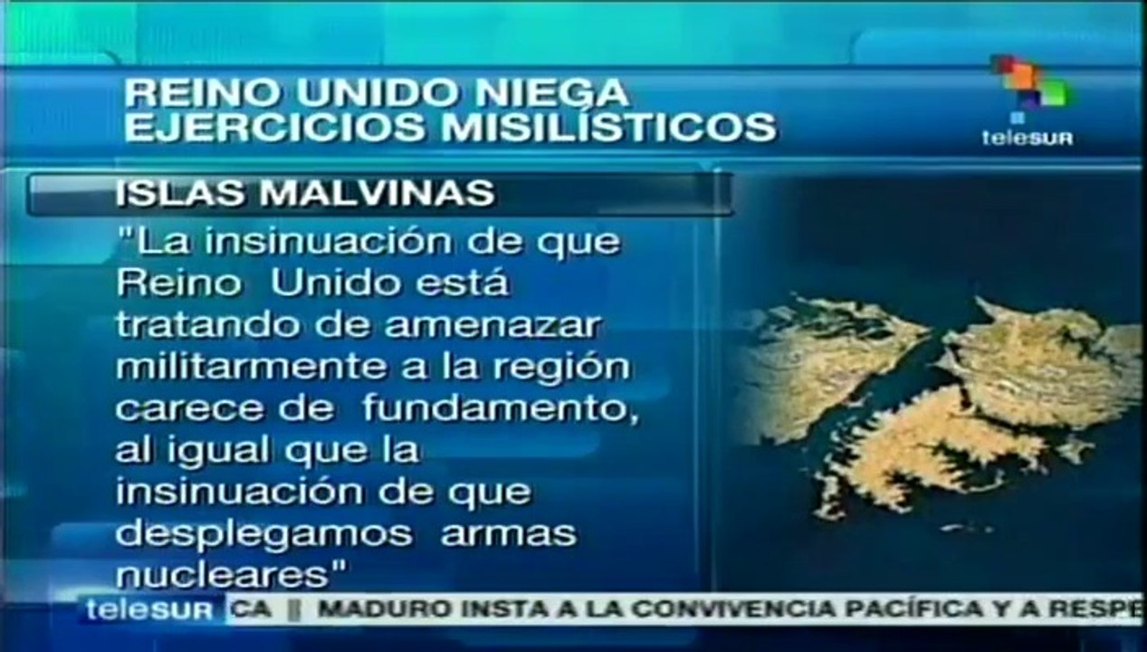 Londres calma temores y desmiente emplazamiento nuclear en las Malvina