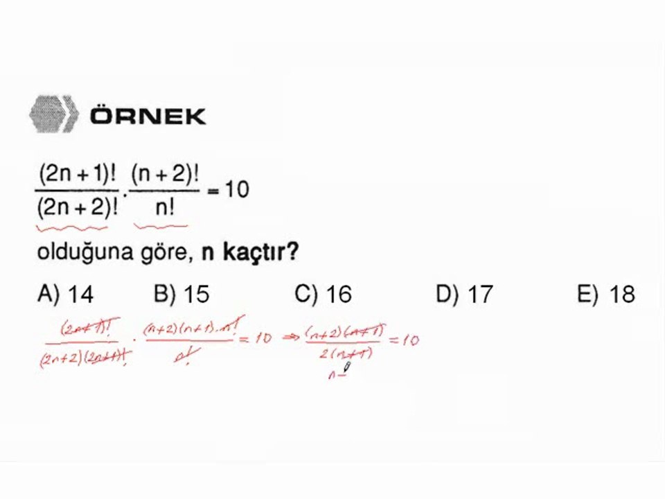 2)  Sıfırı Kullanarak Doğal Sayı Olusturma - Faktöryel