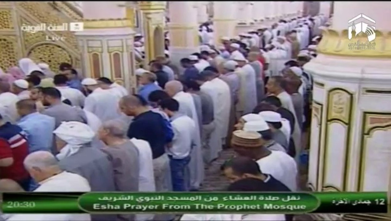 12th April 2014 Madeenah 'Isha led by Sheikh Hameed