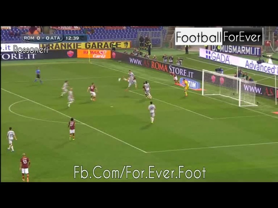 Taddei Goal -- Roma Vs Atalanta 1-0