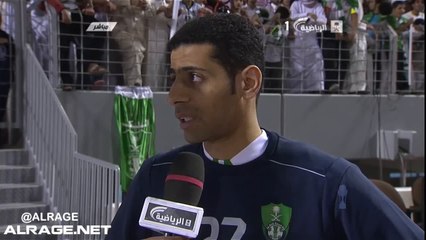 الأهلي - الطائي - تصريح الكابتن تيسير الجاسم - 14-04-12