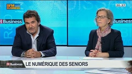 La "Silver économie": le numérique des seniors: Nadia Frontigny, Bruno Vanryb et Erwan Lestrohan, dans 01Business - 12/04 3/4