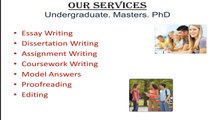 Essay Writing Help - Essay Dissertation Assignment Writing Services. Call- 07870472226