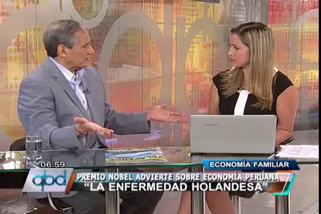 Jorge González Izquierdo explica qué significa que el Perú sufre el "Mal Holandés"