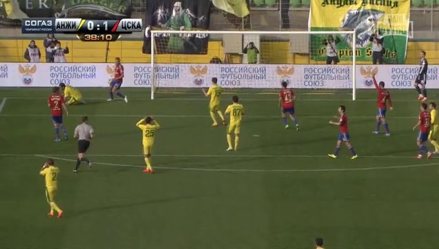 Сюжет о игре Анжи - ЦСКА 22 тур ЧР 2014