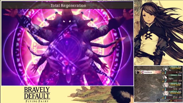Let s Play Bravely Default Part 87 Ouroboros Final Boss Battle 1 2 - Gameplay Walkthrough
