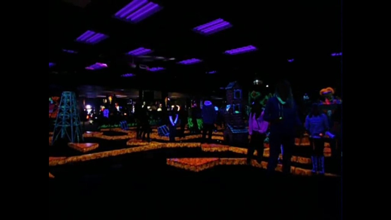 Cheering For Prizes At Edmonton's Monster Mini Golf