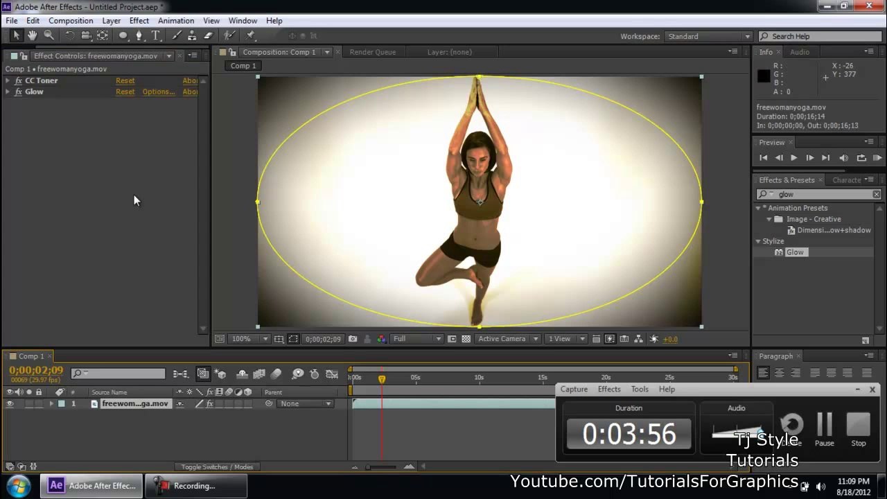 Adobe After Effects CS6 For Beginners - 18 - Awesome Vignette Effect