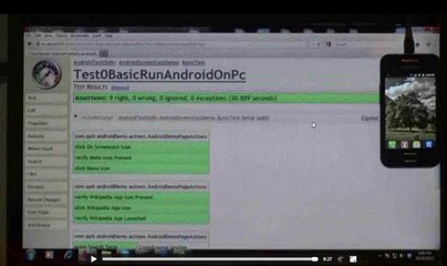 Webinar video on the practical solution to smart devices application test automation.