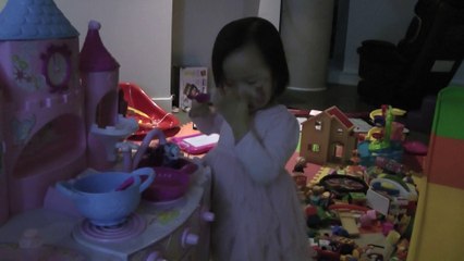 Girl Combing Rarity's Hair