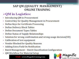 sap qm training online
