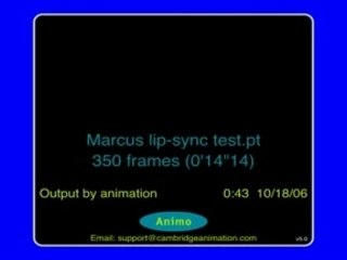 Emmett - Marcus lip sync test