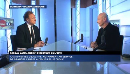Pascal Lamy, invité de Guillaume Durand avec LCI