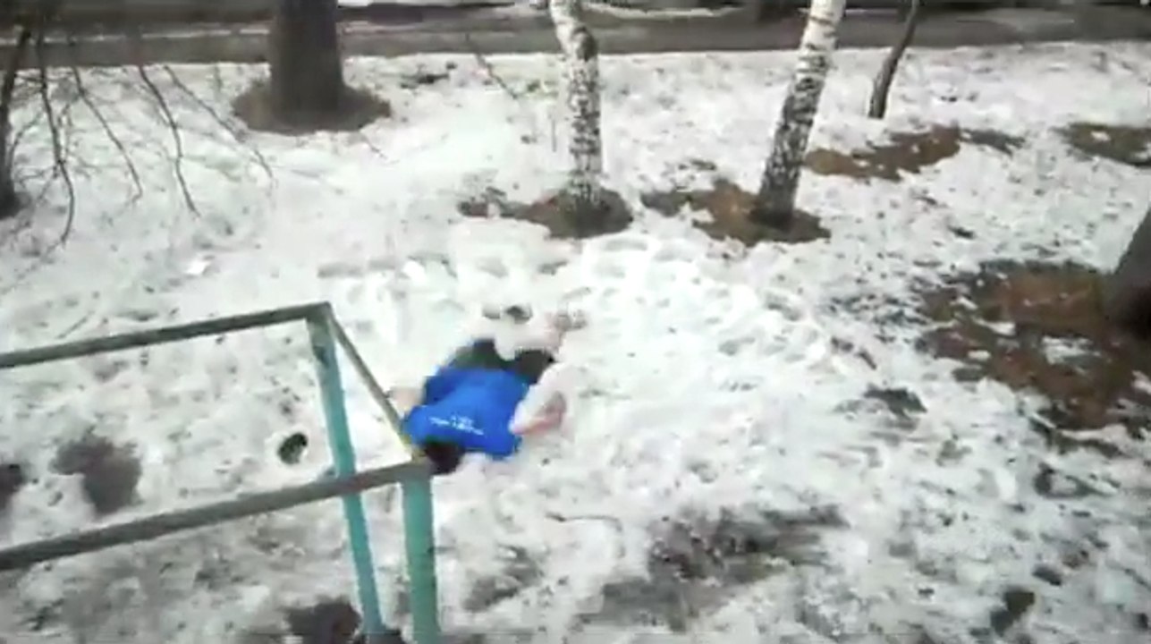 Fail parkour - Double Backflip Faceplant