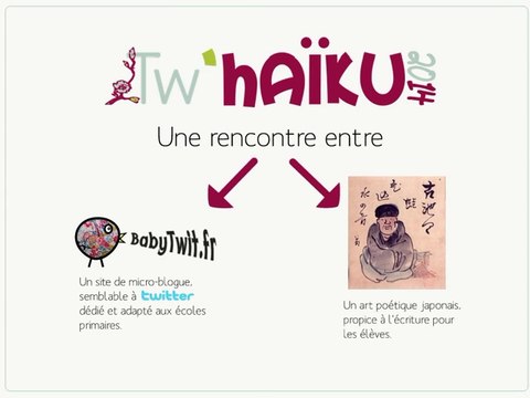 Présentation du projet Tw'haïku - Journée de l'innovation