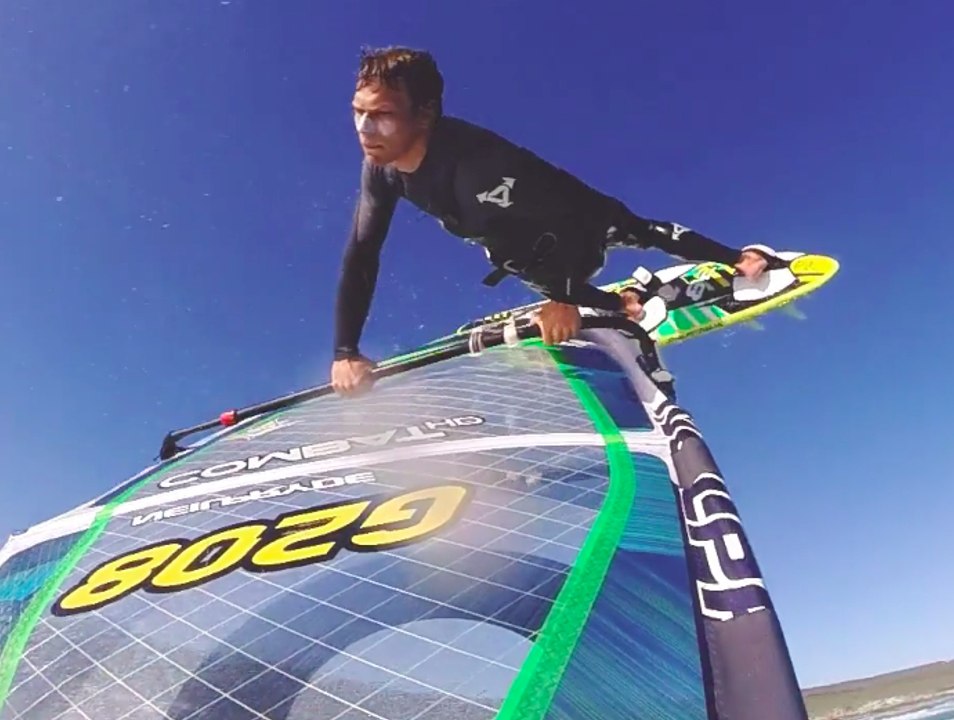 Hectic! Windsurfing with Leon Jamaer
