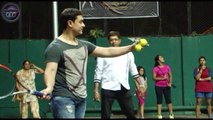 Aamir Khan CAUGHT playing TENNIS!
