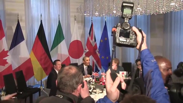 Renzi - Vertice sulla Sicurezza Nucleare, riunione del G7 (24.03.14)