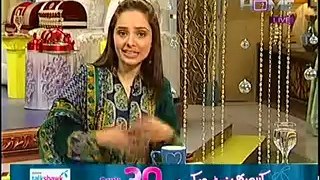 Morning with Juggan On Ptv (Afshan Zaidi Singer– 11th March 2014 p2