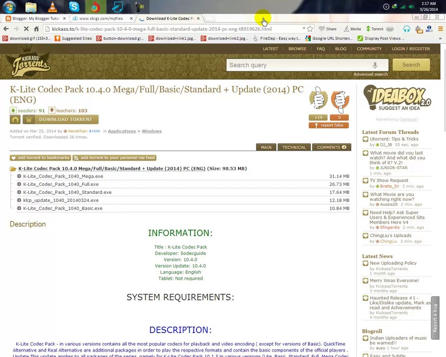 How to download torrent file with idm (http://mybloggertutorialz.blogspot.com/)
